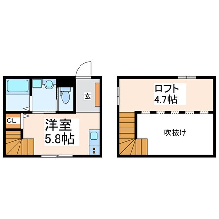 groom九品寺の物件間取画像